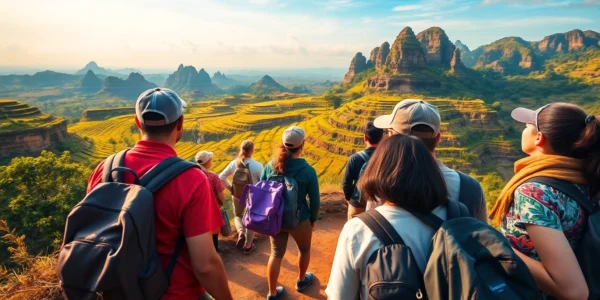 Discover the beauty of Indonesia through an engaging tour experience, showcasing scenic landscapes and cultural highlights.