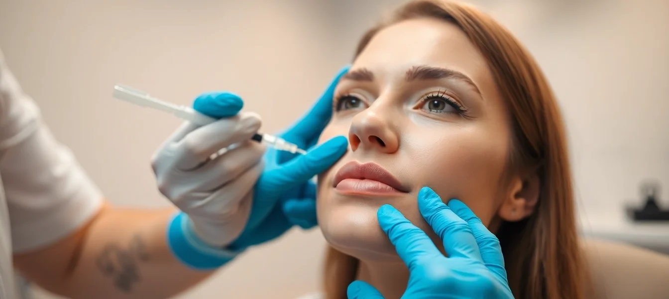 Botox Zürich treatment being administered by a professional in a modern clinic for natural anti-aging results.