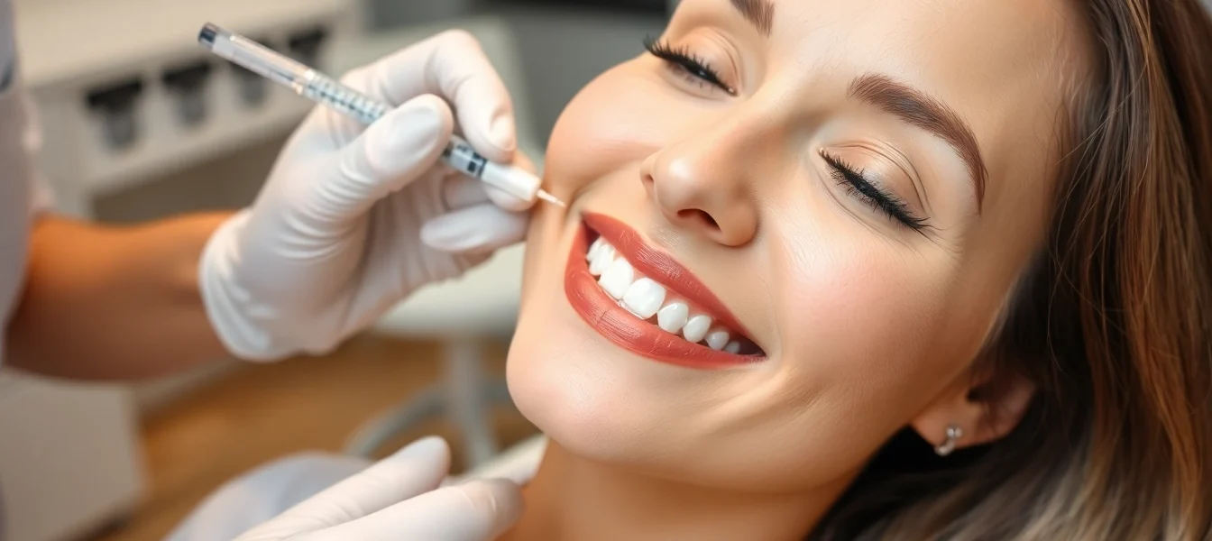 Botox treatment in Zurich administered by a professional to smooth facial wrinkles and restore a youthful appearance.