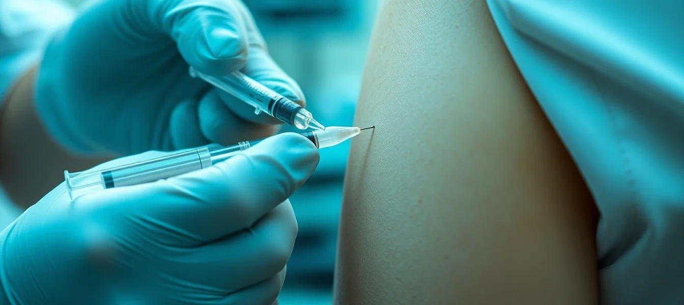 Fettwegspritze Zürich: Medical professional performs precise injection for fat reduction in Zurich.