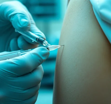 Fettwegspritze Zürich: Medical professional performs precise injection for fat reduction in Zurich.