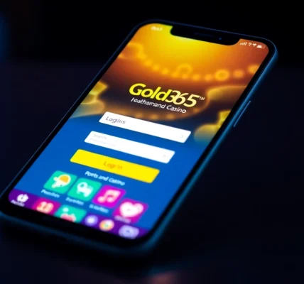 Gold365 ID interface on mobile device showcasing secure login features, emphasizing ease, trust, and accessibility for users engaging in online betting and casino games.