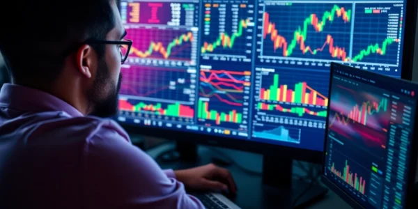 Trading view platform showing live market charts and analysis for traders and investors